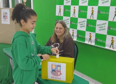 Escolas de Penha elegem vereadoras e vereadores mirins de 2022