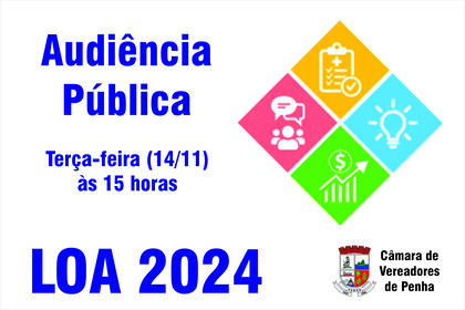 Comissão de Finanças e Orçamento realiza audiência pública para discutir a LOA 2024