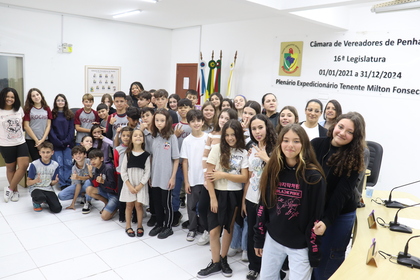  Vereadores mirins de Penha realizam 3ª reunião ordinária