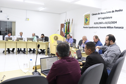 Câmara de Penha aprova dois projetos de lei