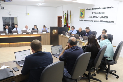 Câmara de Penha aprova seis projetos de lei