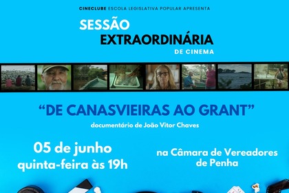 Sessão extraordinária de cinema exibe o filme De Canasvieiras ao Grant