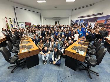 Câmara Mirim de Penha participa de encontro em Joinville