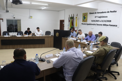 Câmara de Penha debate regulamentação do consumo de álcool em espaços públicos