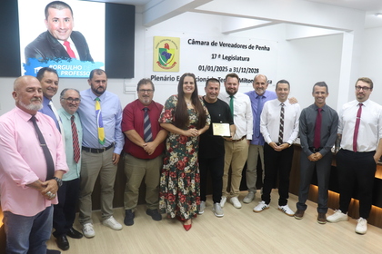 Câmara de Penha aprova moção de aplausos e quatro projetos 