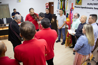 Recepção da Bandeira do Divino