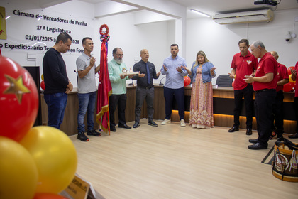 Recepção da Bandeira do Divino